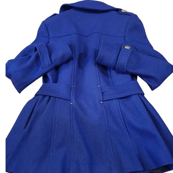 MISS ME Wool Blend Electric Blue Peacoat S - Picture 2 of 10